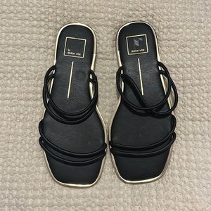 Black dolce vita sandals, size 7, only worn once